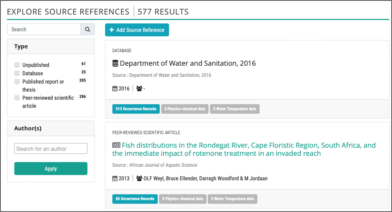 Managing Source References 1