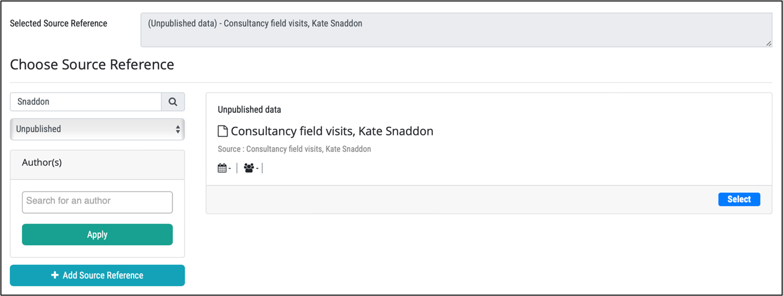 Managing Source References 10