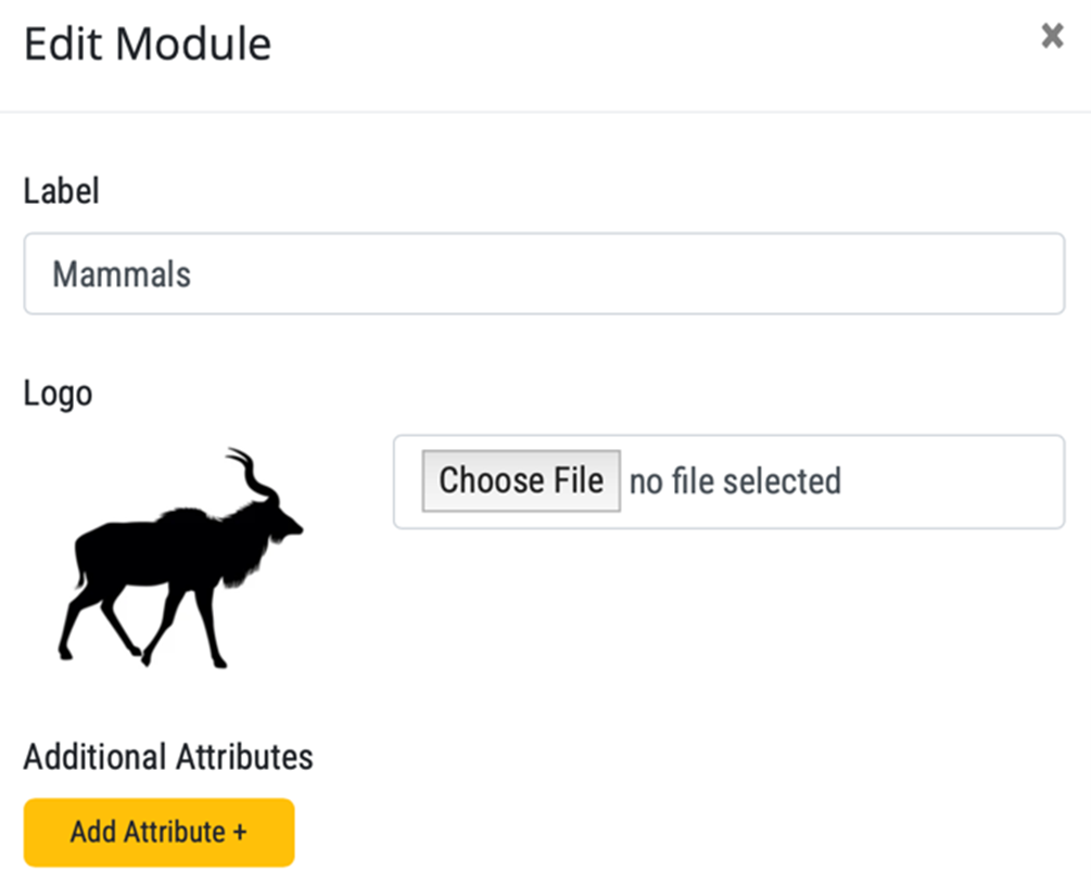 Add a module popup