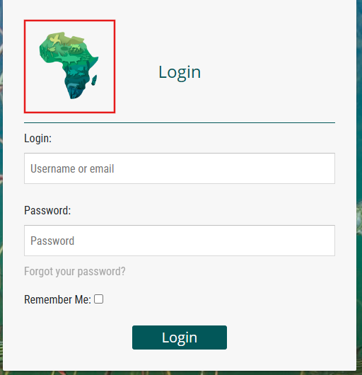 Login modal logo